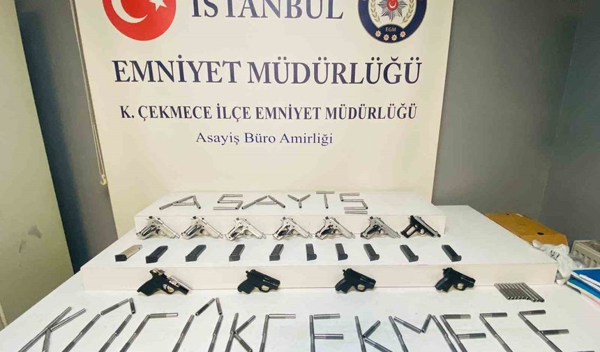 Küçükçekmece’de silah ticareti yapan şüpheli Bağcılar’da yakalandı
