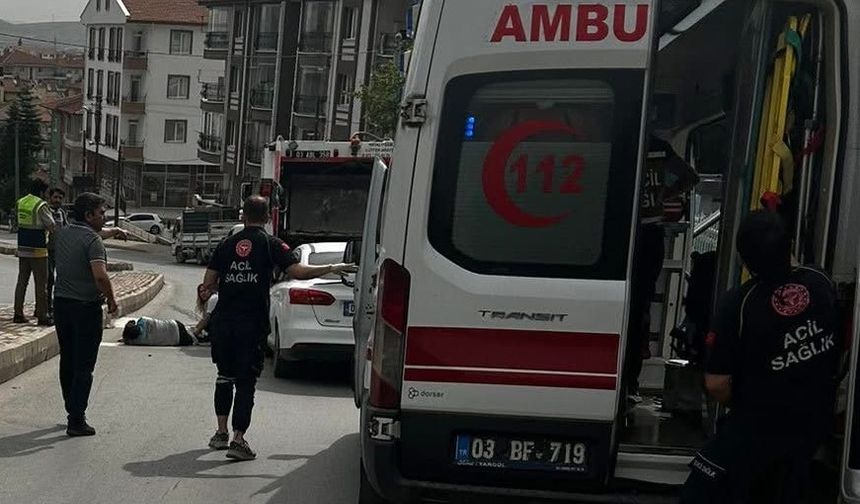 Otomobil temizlik işçisinin ayağını kopardı
