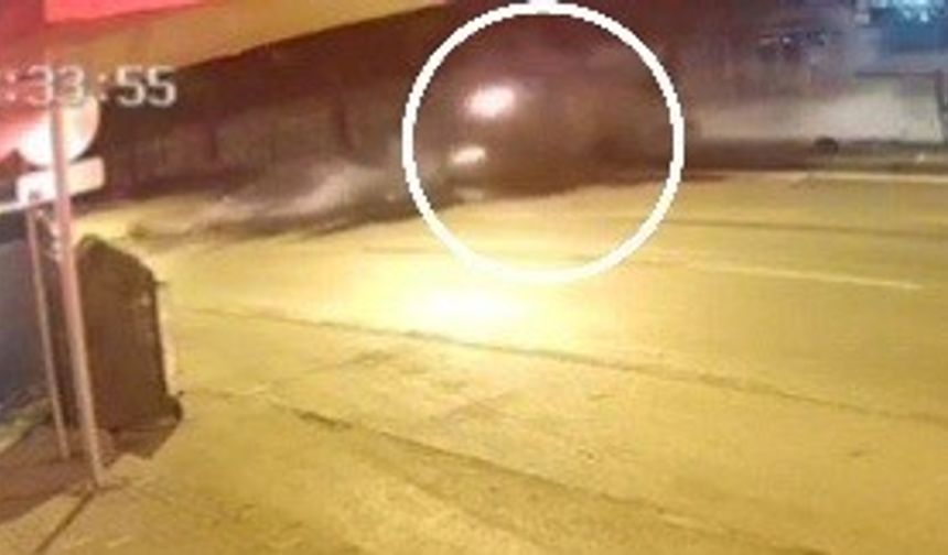 Samsun’da 2 kişinin yaralandığı kaza kamerada