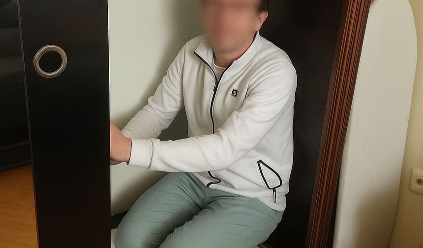 Samsun’da çeşitli suçlardan aranan şahıs saklandığı gardıropta yakalandı
