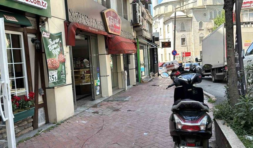 Şişli’de bir restoranda yangın paniği
