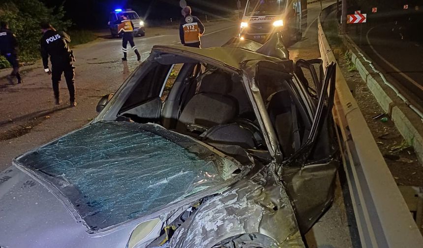 Zonguldak’taki trafik kazasında 24 yaşındaki genç hayatını kaybetti