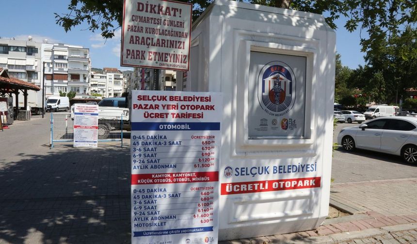 Selçuk’ta esnafa ve vatandaşa müjde: Ücretsiz park süresi uzatıldı