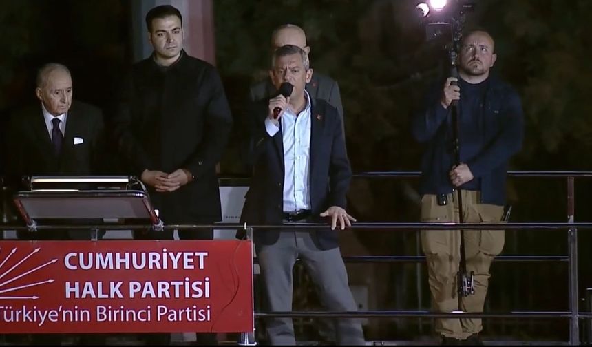 CHP Genel Başkanı Özel: Yumrukla, kurşunla sindiremezsiniz