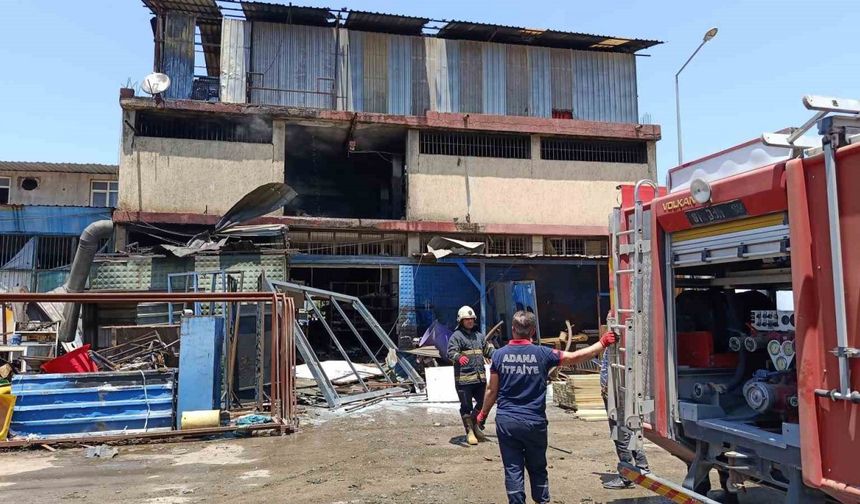 Adana’da iş yerinde tüp patladı: 3 yaralı