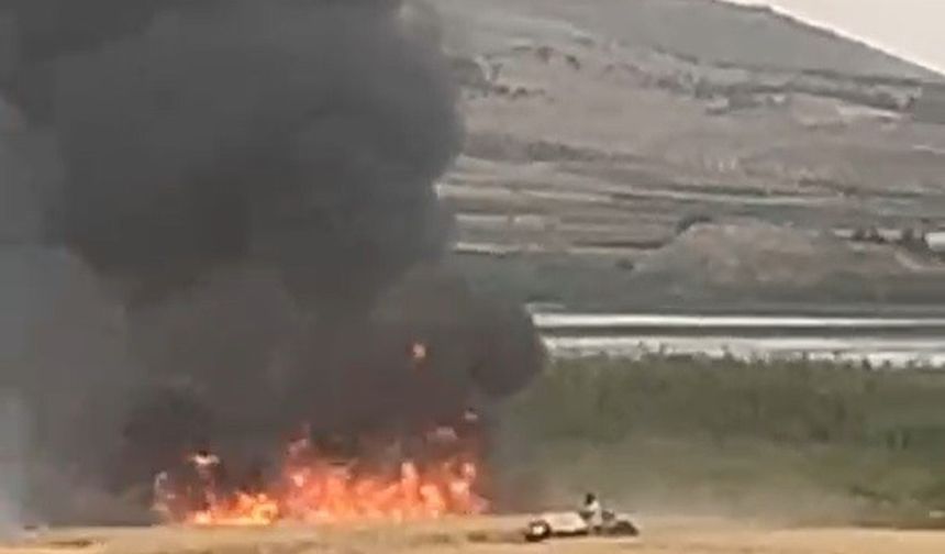 Gaziantep’te korkutan yangın: 50 dönüm arazi kül oldu