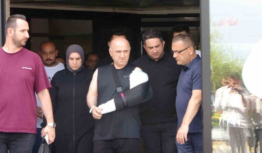 Kolundan vurulan Başkan Bıyık taburcu edildi: "Parmaklarımda his kayıpları var"