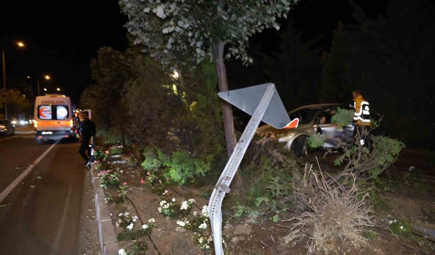 Nevşehir’de alkollü ve ehliyetsiz sürücü kaza yaptı, suçu babasına atmaya çalıştı