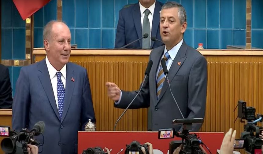 Muharrem İnce yeniden CHP'de: 'Kibirle değil, davetle geldim'