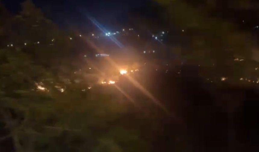 Kahramanmaraş’ta bahçe yangını