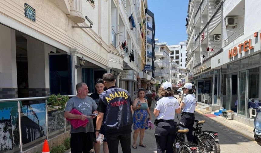 Mersin’de turizm bölgelerinde asayiş denetimi