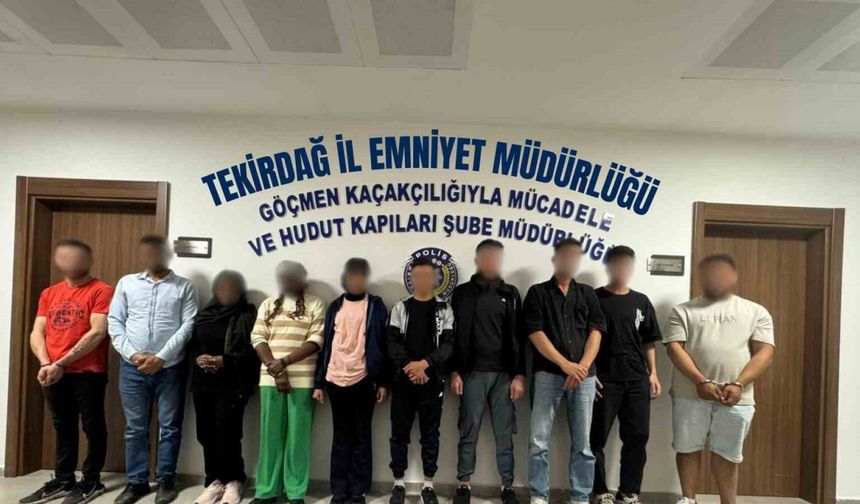 Tekirdağ’da göçmen kaçakçılarına yönelik operasyonda 2 kişi tutuklandı