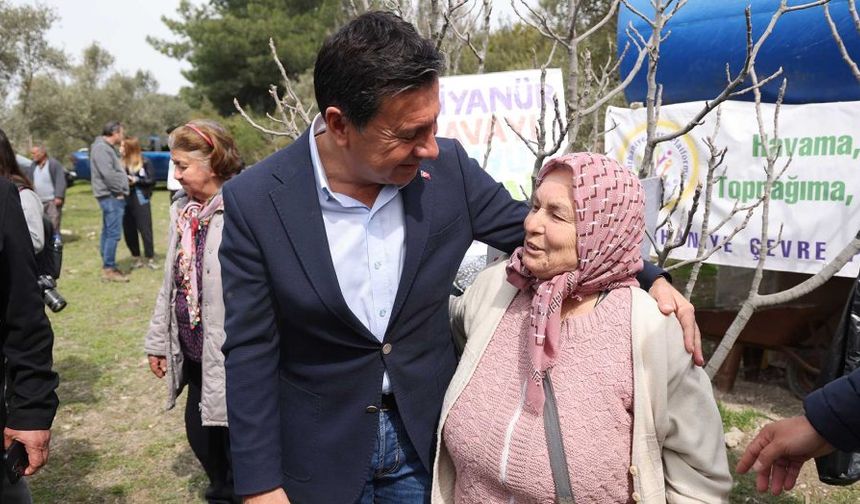 Ahmet Aras'tan zeytin direnişçilerine destek