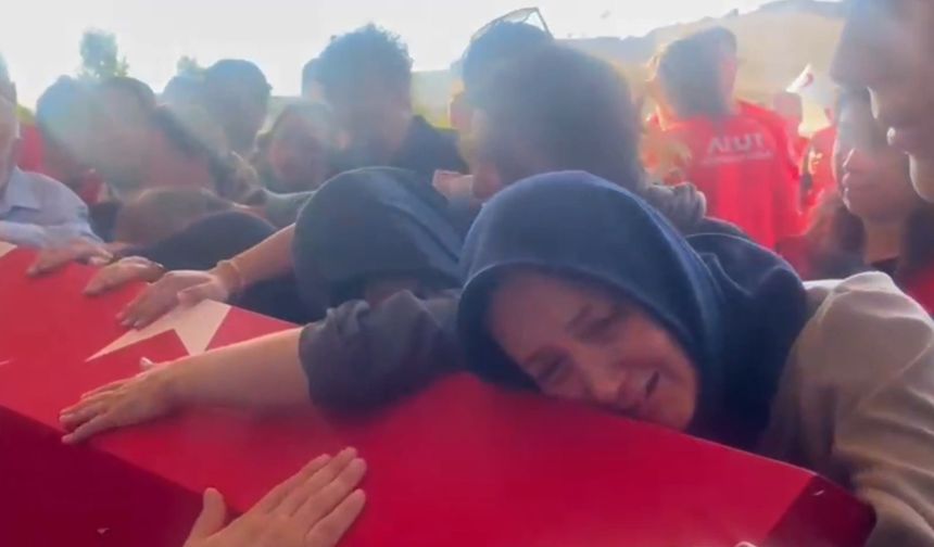 Orman yangını şehitlerine veda... Kahramanlar son yolculuğuna uğurlandı
