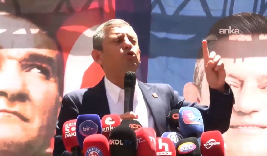 Özgür Özel, İzmir’den seslendi: Dronla adalet aranmaz!