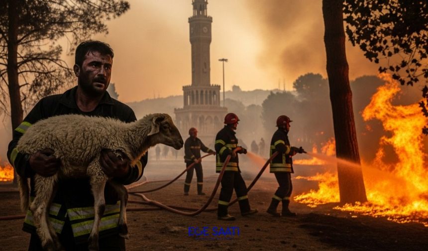 İzmir sizlere minnettar... Alevlerin arasından çıkardılar...