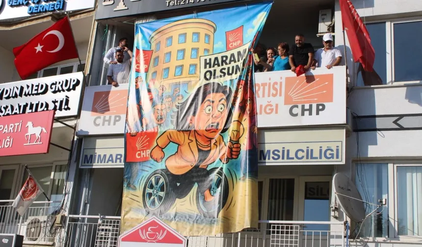 Çerçioğlu pankartı asan CHP'li başkan ifadeye çağrıldı