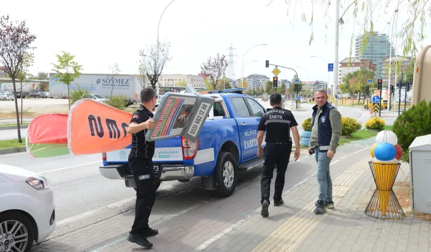 Bursa Nilüfer’de kaldırım işgallerine geçit yok