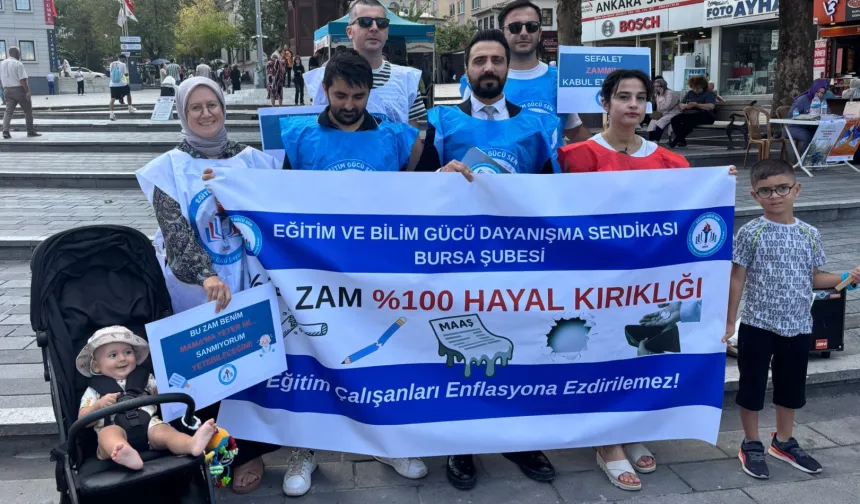 Eğitim Gücü Sen'den zam tepkisi! Sefalet mutabakatı kabul edilemez!