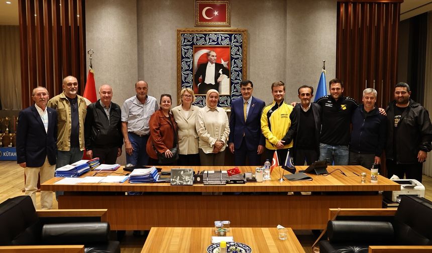 Başkan Kahveci, Nienhagen heyetini ağırladı