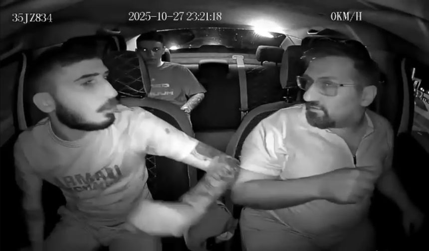 İzmir'de taksi şoförü darbedildi