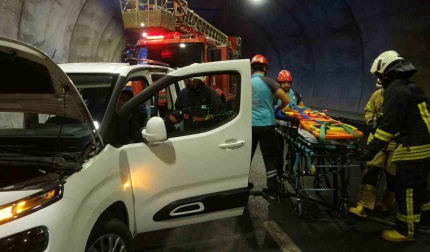 Troya Tüneli’nde trafik kazası tatbikatı