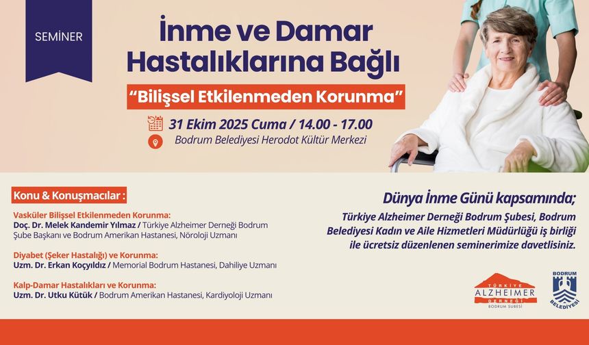 Bodrum'da 'İnme ve Bilişsel Korunma' semineri