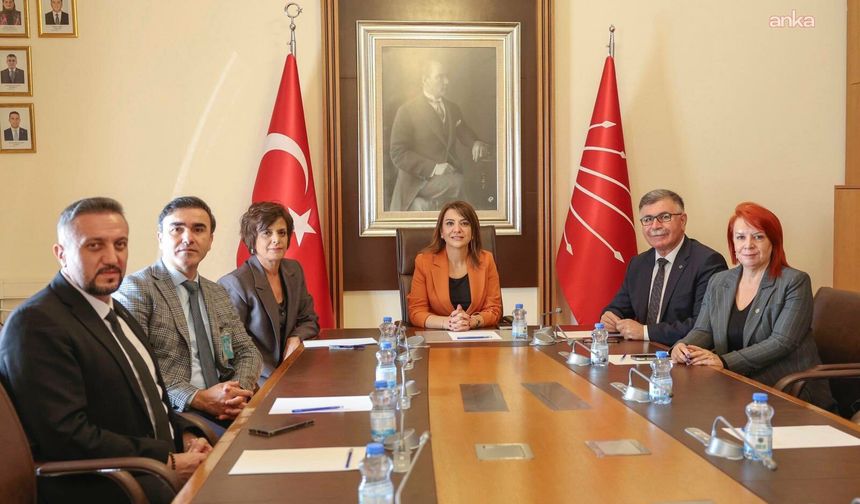 KESK heyetinden CHP'ye ziyaret