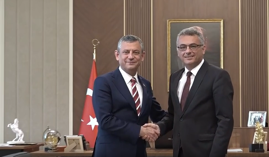 Özel'den KKTC Cumhurbaşkanı Erhürman’a ziyaret