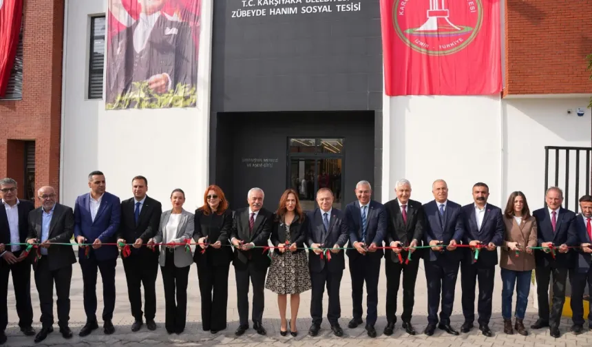 Karşıyaka'da Zübeyde Hanım Sosyal Tesisi açıldı