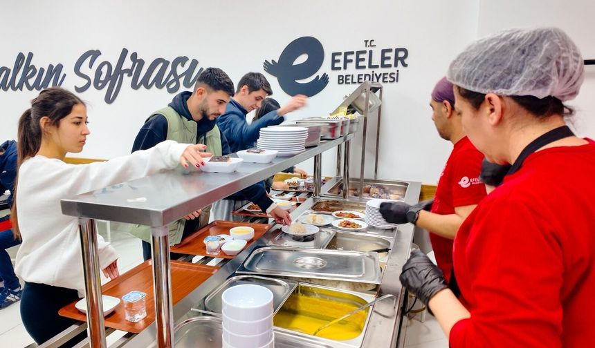 Efeler'in kent lokantası 2025’te on binlerce vatandaşa ulaştı