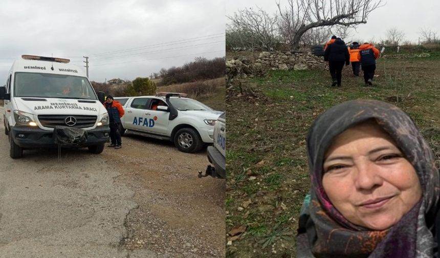 Manisa’da kaybolan kadın için seferberlik