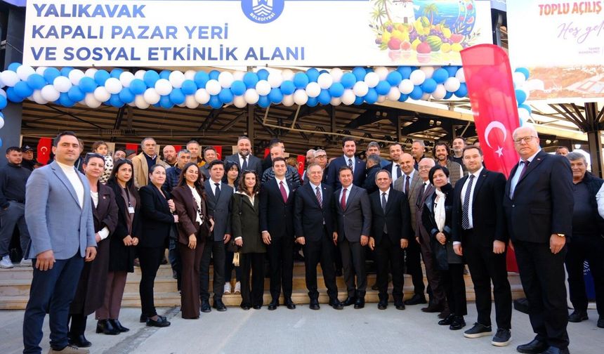 Üç projenin toplu açılış töreni yapıldı