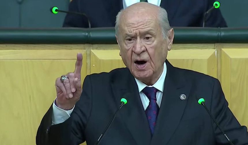 MHP lideri Devlet Bahçeli'den şok sözler