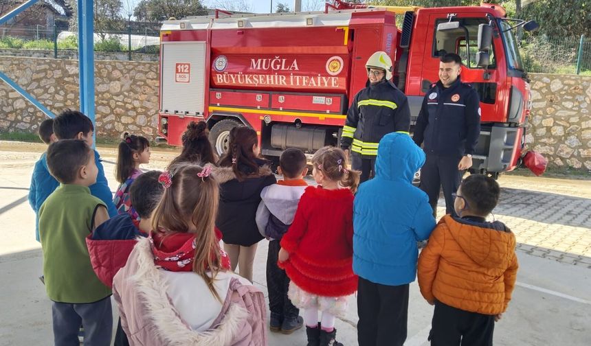 Manisa'dan miniklere yangın güvenliği eğitimi