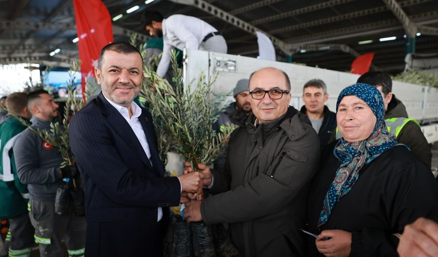 Denizli’de tarıma büyük destek: 84 bin fidan