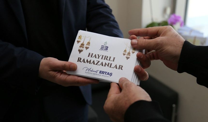 Edremit belediyesi’nden sosyal dayanışma örneği