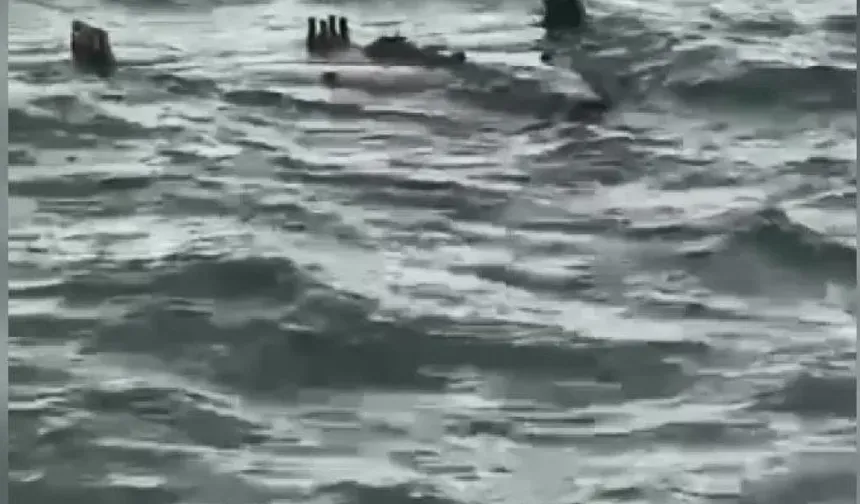 Çatalca açıklarında denizde İHA benzeri cisim bulundu