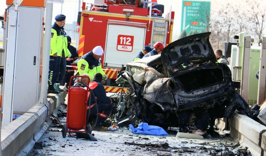Karasu Gişeleri’nde korkunç kaza!