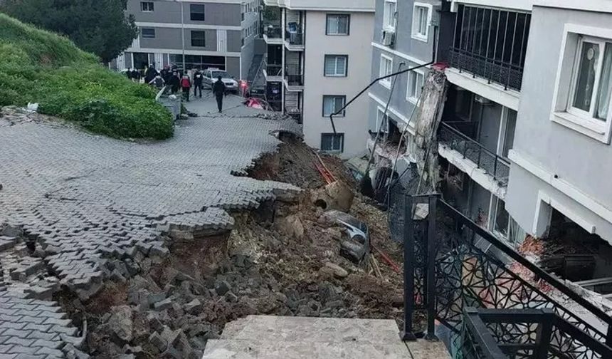 İzmir’de istinat duvarı çöktü! 151 kişi tahliye edildi