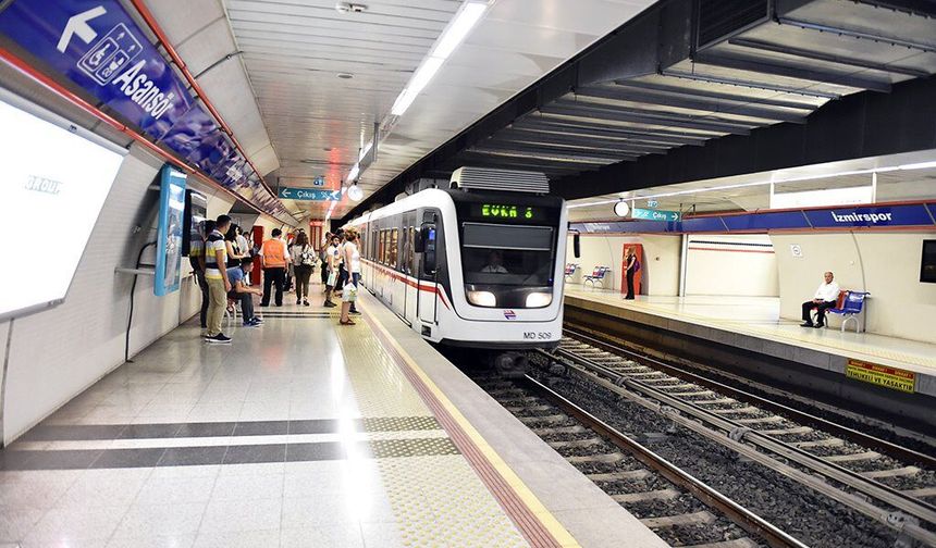 İzmir Metrosu’nda 4 günlük ray çalışması