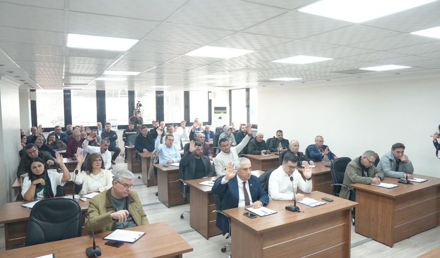 Turgutlu Belediyesi meclisi 5 maddeyi karara bağladı