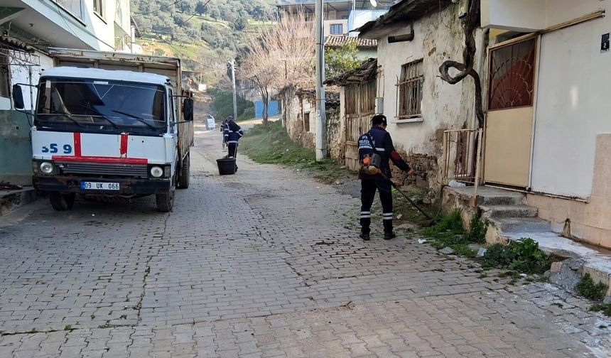 Efeler Belediyesi'nin yeşil ekipleri çalışmalarına devam ediyor