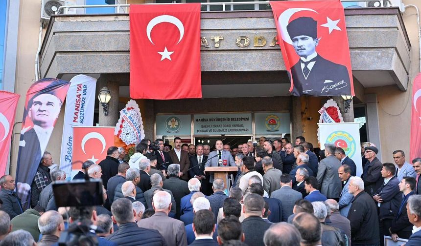 Yaprak, Toprak ve Su Analiz Laboratuvarı Salihli’de Açıldı