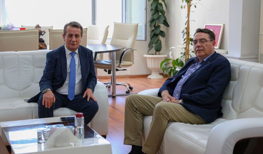 Başkan Yetişkin Bağcıoğlu'nu ağırladı