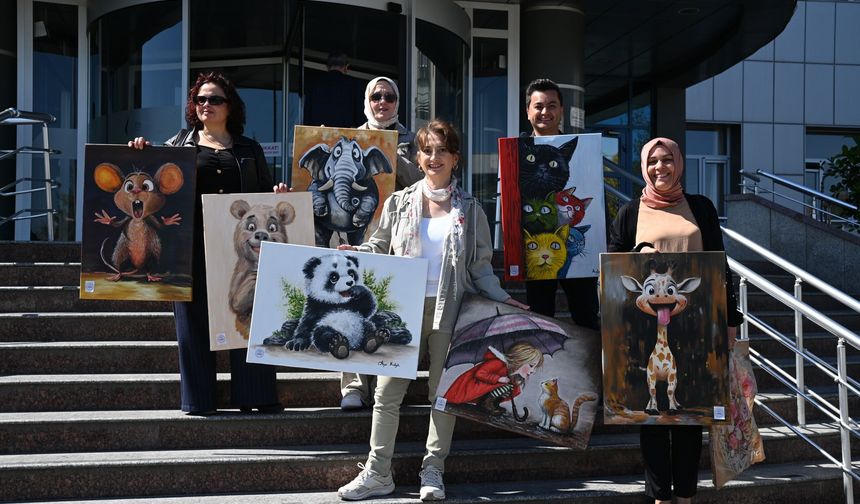 Büyükşehir’den minik hastalara 23 Nisan morali