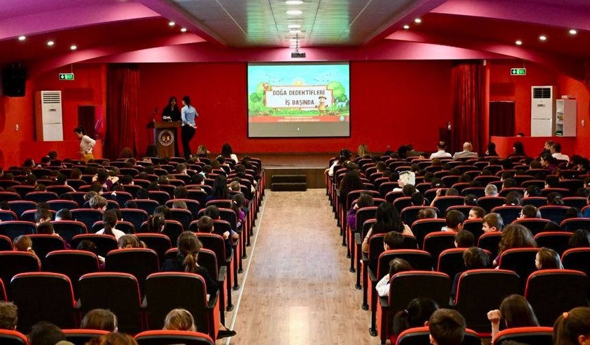“Doğa Dedektifleri İş Başında” minik öğrenciler çevre bilinciyle tanıştı