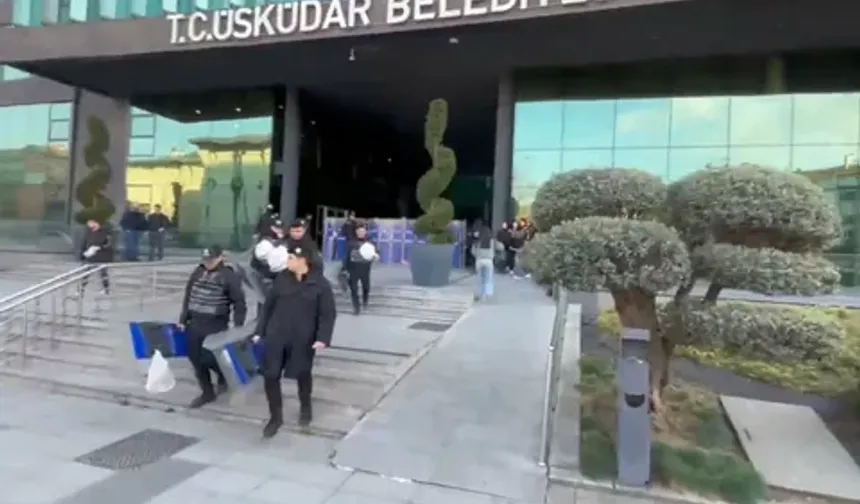 Üsküdar Belediyesi’ne operasyon: 20 gözaltı