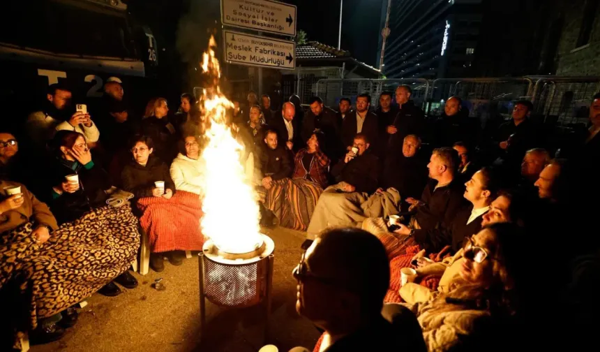 Meslek Fabrikası önünde nöbet sürüyor
