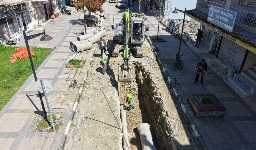 Selendi’ye modern kanalizasyon ve yağmursuyu hattı